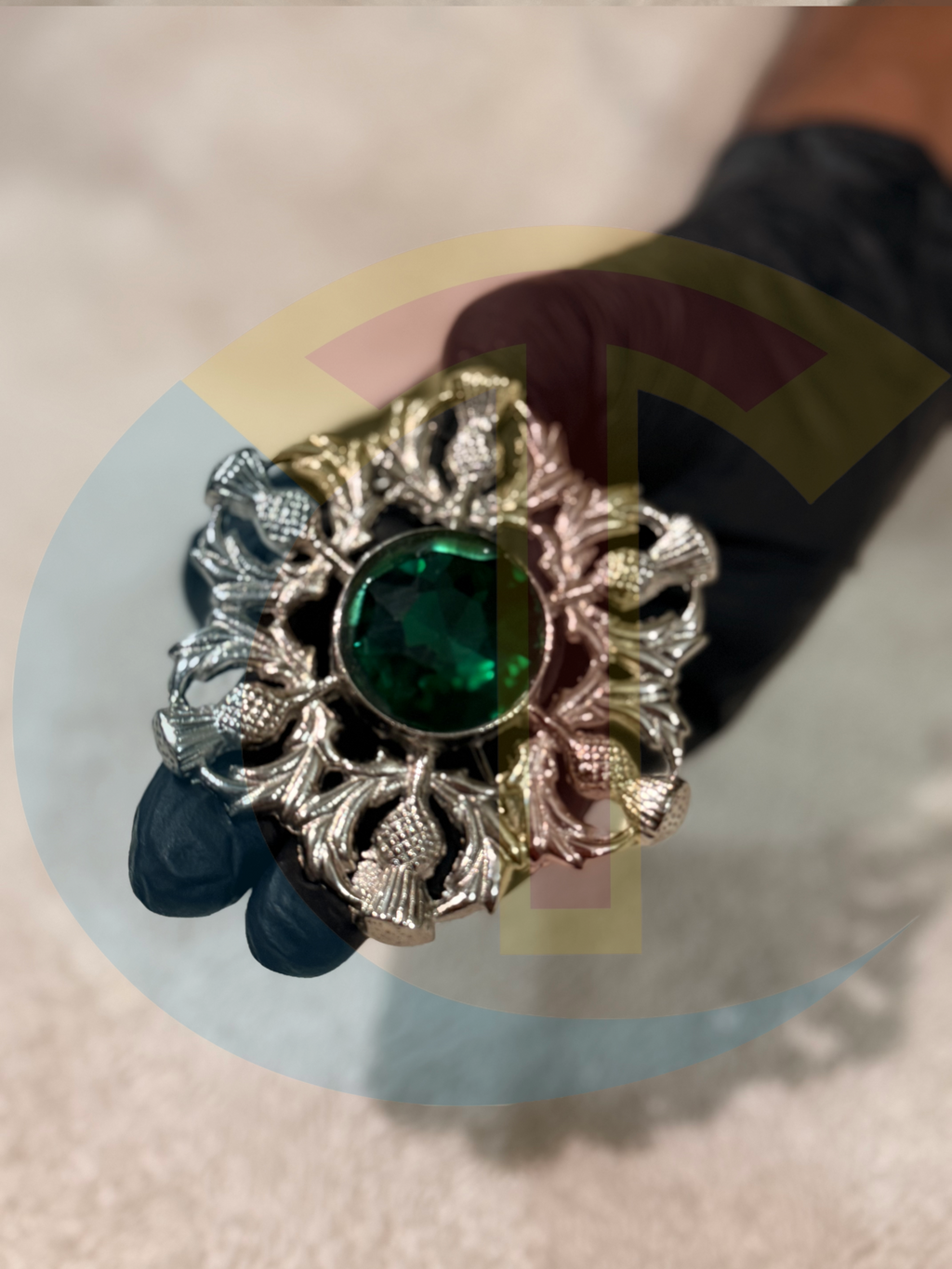 Elegant Scottish Kilt Fly Plaid Brooch TT-416  (PACK OF 5 Pcs)